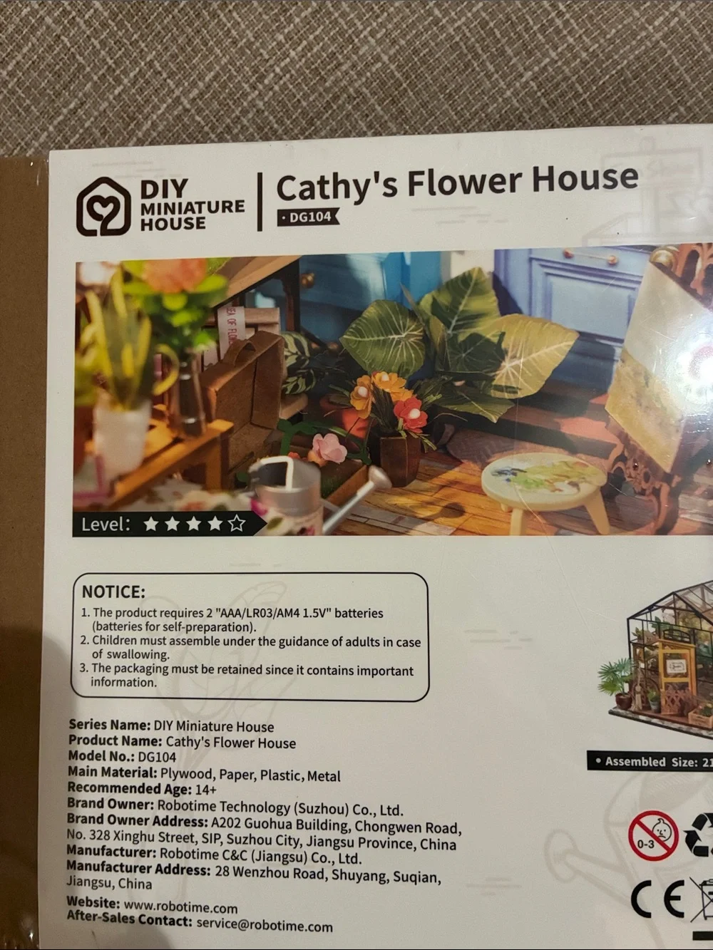 DIY Miniature House - Cathy's Flower House (Green)